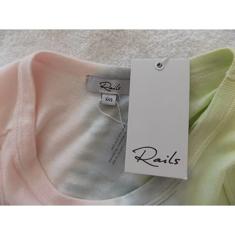 Rails tank dress midi sherbet tye dye size XSS NWT - Picture 7 of 8